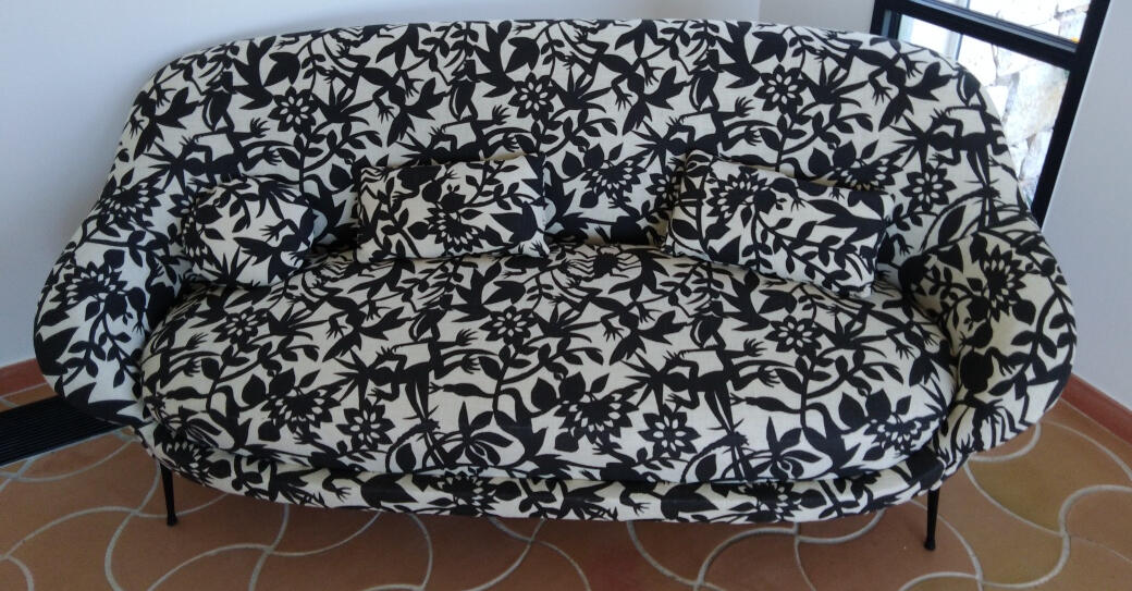 Canapé 2 places / Changement de tissu