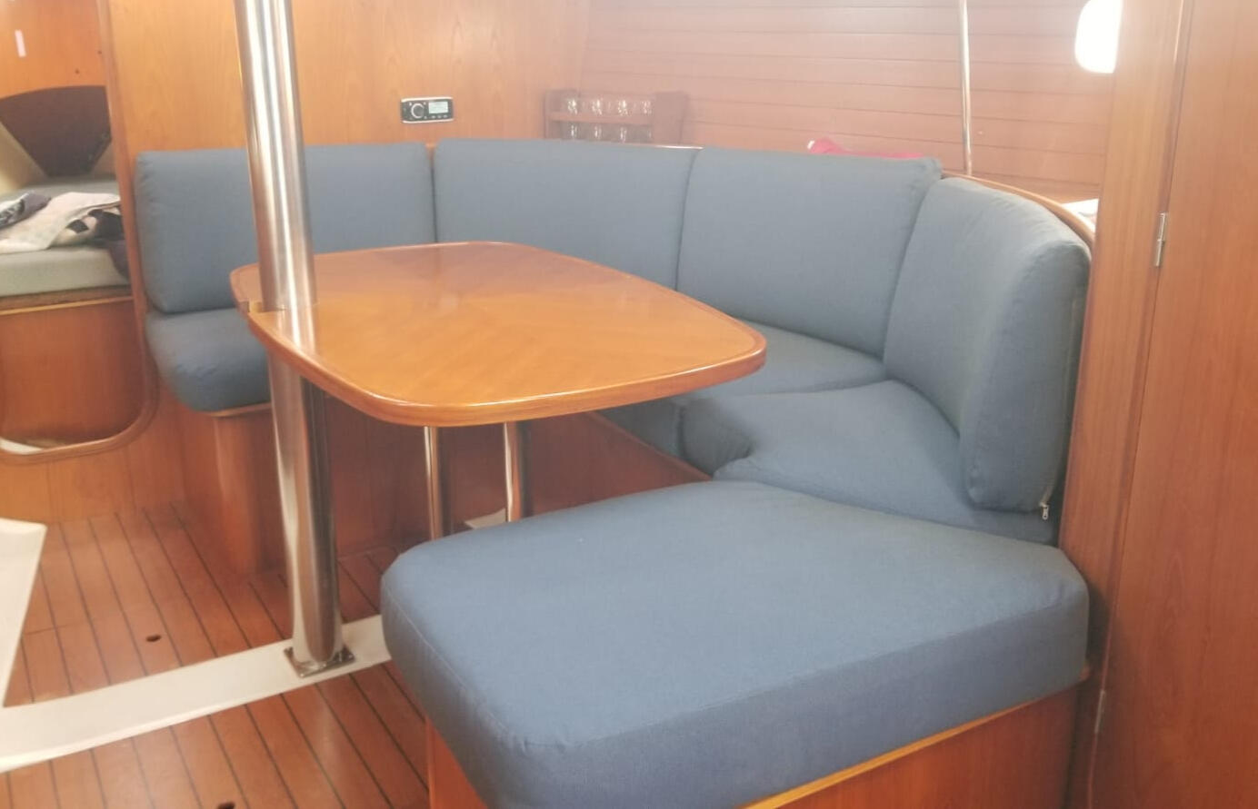 Carré bateau / Changement mousses et tissu